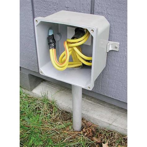 in ground junction box for pipes|exterior in ground electrical box.